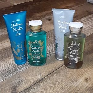 4 NWT Bath & Body Works Shower Gel & Body Cream